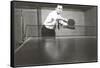 Photo of Man Playing Ping-Pong-null-Framed Stretched Canvas