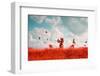 Photo of Summer Landscape Shot in the IR Spectrum-Skreidzeleu-Framed Photographic Print