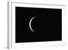 Photo of Venus & Crescent Moon-Fred Espenak-Framed Premium Photographic Print