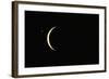 Photo of Venus & Crescent Moon-Fred Espenak-Framed Premium Photographic Print