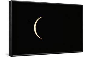 Photo of Venus & Crescent Moon-Fred Espenak-Framed Photographic Print