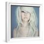 Photo of Young Beautiful Woman with Magnificent Hair-George Mayer-Framed Photographic Print