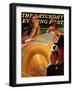 "Photo Opportunity," Saturday Evening Post Cover, December 4, 1937-Michael Dolas-Framed Giclee Print