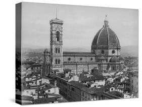 Photo Showing the Duomo Cathedral of Florence and Surrounding Area-null-Stretched Canvas