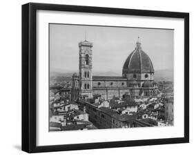 Photo Showing the Duomo Cathedral of Florence and Surrounding Area-null-Framed Premium Photographic Print