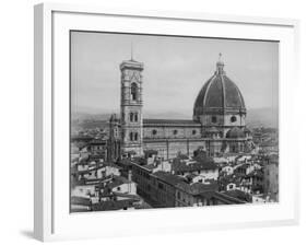 Photo Showing the Duomo Cathedral of Florence and Surrounding Area-null-Framed Photographic Print