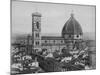 Photo Showing the Duomo Cathedral of Florence and Surrounding Area-null-Mounted Photographic Print