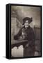 Photo, Woman and Monkey-null-Framed Stretched Canvas