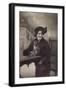 Photo, Woman and Monkey-null-Framed Photographic Print