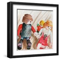 Photobomb-Jennifer Redstreake Geary-Framed Art Print