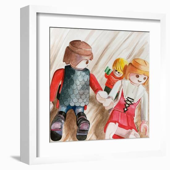 Photobomb-Jennifer Redstreake Geary-Framed Art Print