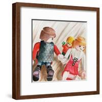 Photobomb-Jennifer Redstreake Geary-Framed Art Print