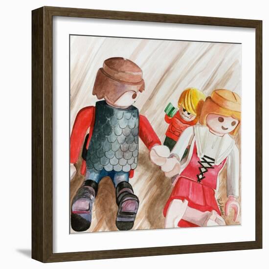 Photobomb-Jennifer Redstreake Geary-Framed Art Print