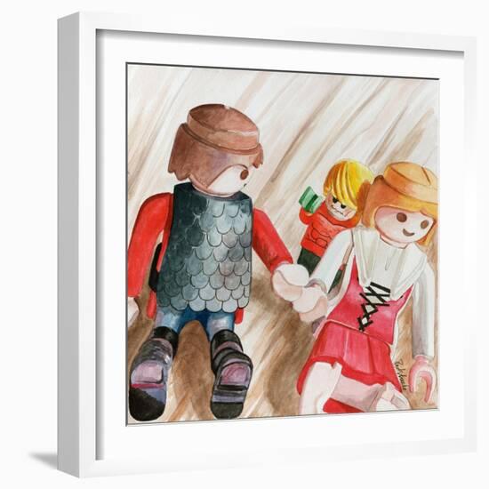 Photobomb-Jennifer Redstreake Geary-Framed Art Print