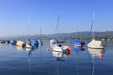 Zurich Cityscape - View along the Limmat River-photogearch-Photographic Print