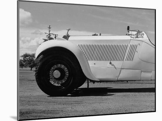 Photograph of a 1930 Rolls-Royce Phantom II Mulliner Continental Tourer, c.1958-Walker Evans-Mounted Photographic Print