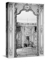 Photograph of a Mirror at the Chateau de Versailles with the Reflection of Giraudon's Camera-Adolphe Giraudon-Stretched Canvas