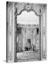 Photograph of a Mirror at the Chateau de Versailles with the Reflection of Giraudon's Camera-Adolphe Giraudon-Stretched Canvas