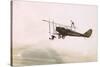 Photograph of a Wingwalkers on a Biplane-null-Stretched Canvas