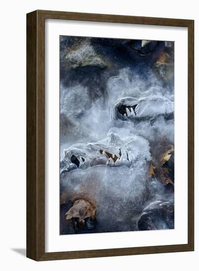 Photograph of Abstract Ice Formations Found-Jordi Elias Grassot-Framed Photographic Print