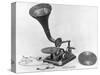 Photograph of Early Grammaphone-null-Stretched Canvas