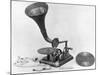 Photograph of Early Grammaphone-null-Mounted Photographic Print