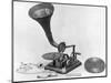 Photograph of Early Grammaphone-null-Mounted Photographic Print