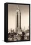 Photograph of Empire State Building, New York City-null-Framed Stretched Canvas