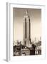 Photograph of Empire State Building, New York City-null-Framed Art Print