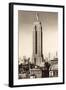 Photograph of Empire State Building, New York City-null-Framed Art Print