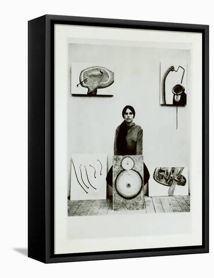 Photograph of Eva Hesse, C.1965-null-Framed Stretched Canvas