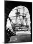 Photograph of H.M.S. Victory Docked-null-Mounted Photographic Print