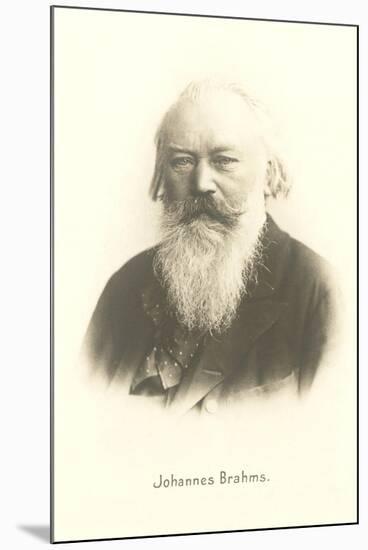 Photograph of Johannes Brahms-null-Mounted Art Print