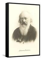 Photograph of Johannes Brahms-null-Framed Stretched Canvas