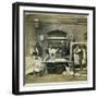 Photograph of Leather Workers Preparing Skins at Bevingtons and Sons-null-Framed Photographic Print