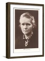 Photograph of Madame Curie-null-Framed Art Print