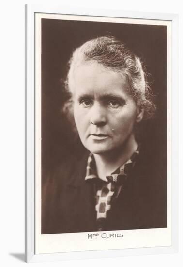 Photograph of Madame Curie-null-Framed Art Print