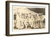 Photograph of Sailors aboard Ship-null-Framed Art Print