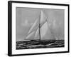 Photograph of Sketch of the Thistle, the Losing Scottish Entry in Race for America's Cup in 1887-null-Framed Photographic Print