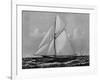 Photograph of Sketch of the Thistle, the Losing Scottish Entry in Race for America's Cup in 1887-null-Framed Photographic Print