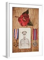 Photograph of Soldier in Uniform-Steve Allsopp-Framed Photographic Print