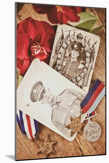Photograph of Soldier in Uniform-Steve Allsopp-Mounted Photographic Print