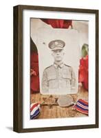 Photograph of Soldier in Uniform-Steve Allsopp-Framed Photographic Print