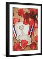 Photograph of Soldier in Uniform-Steve Allsopp-Framed Photographic Print