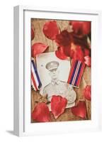 Photograph of Soldier in Uniform-Steve Allsopp-Framed Photographic Print