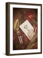 Photograph of Soldier in Uniform-Steve Allsopp-Framed Photographic Print