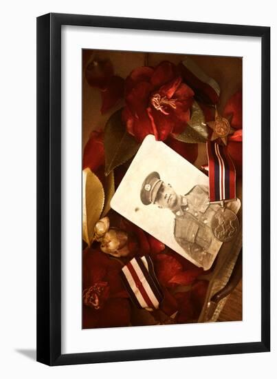 Photograph of Soldier in Uniform-Steve Allsopp-Framed Photographic Print