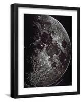 Photograph of the Moon in 1865-Lewis M. Rutherford-Framed Giclee Print