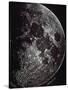 Photograph of the Moon in 1865-Lewis M. Rutherford-Stretched Canvas