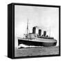 Photograph of the R.M.S. 'Queen Mary' on Sea Trials, Prior to Her Maiden Voyage, May 1936-null-Framed Stretched Canvas